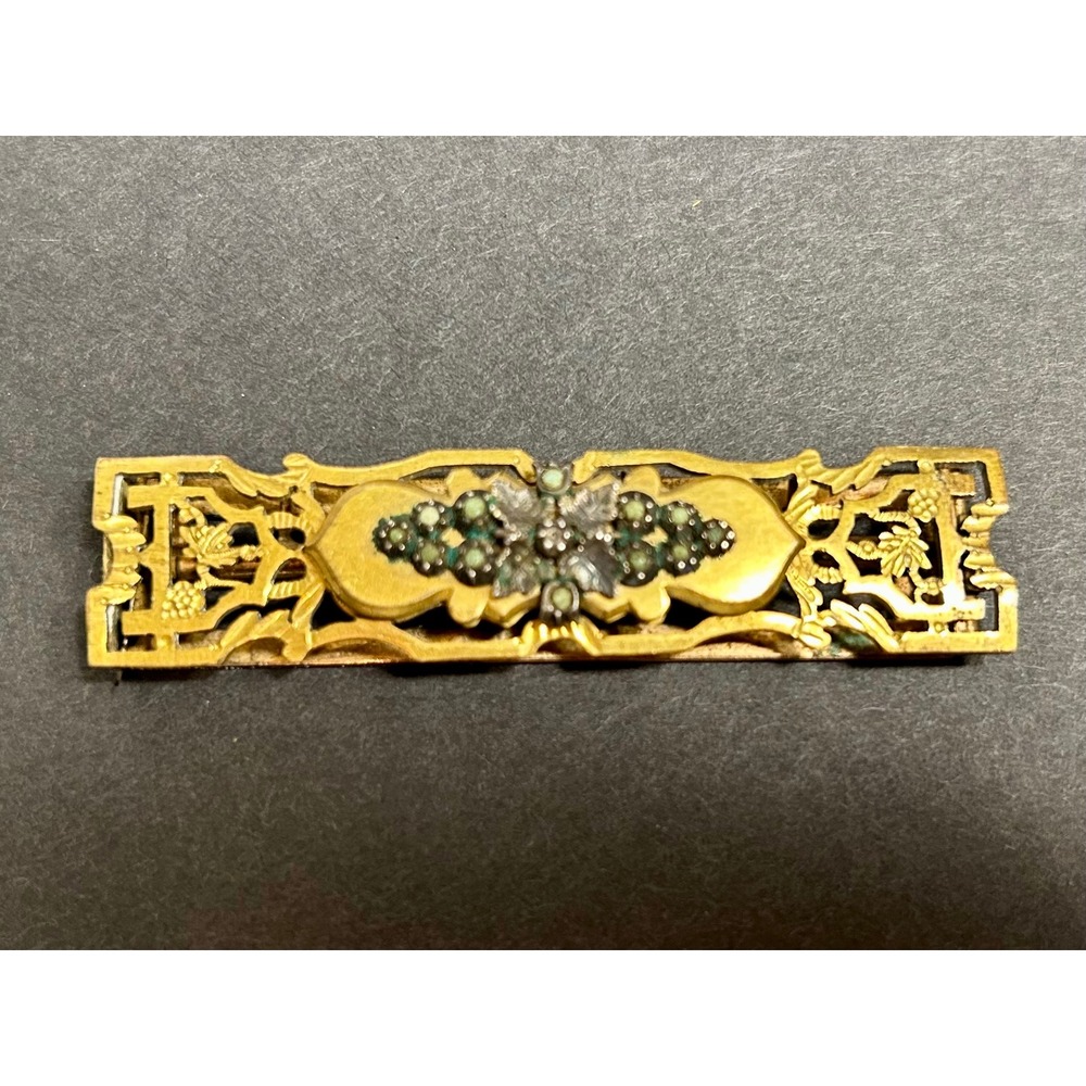 Collector's Listing: Fishel, Nessler & Co. "Breakless" Memento Bar Brooch